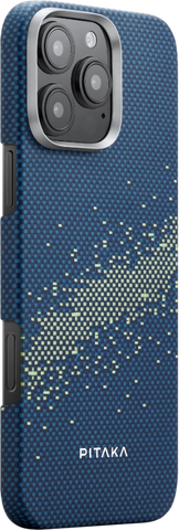 Чохол Pitaka для iPhone 16 Pro StarPeak Tactile Woven Case Milky way galaxy 1377223 фото