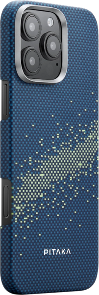 Чохол Pitaka для iPhone 16 Pro StarPeak Tactile Woven Case Milky way galaxy 1377223 фото