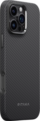 Чохол Pitaka для iPhone 16 Pro Military-Grade Protective Case Black/Grey Twill 1377226 фото