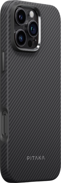 Чохол Pitaka для iPhone 16 Pro Military-Grade Protective Case Black/Grey Twill 1377226 фото