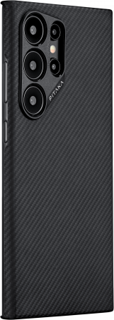 Чохол Pitaka Samsung Galaxy S24 Ultra (Пітака Самсунг C24) MagEZ Case 4 Twill Black/Grey 1247464 фото