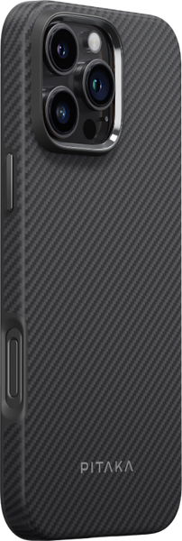 Чохол Pitaka для iPhone 16 Pro Max Military-Grade Protective Case Black/Grey Twill 1377229 фото