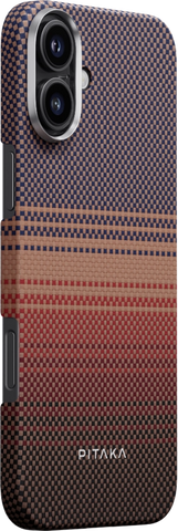 Чохол Pitaka для iPhone 16 Plus Sunset Moonrise Tactile Woven Case Sunset 1377286 фото