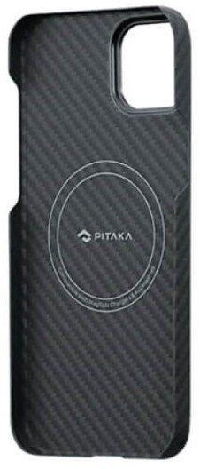 Чохол Pitaka iPhone 14 Pro (Пітака Айфон 14 Про) MagEZ Case 3 Twill 1500D Black/Grey 1023568 фото