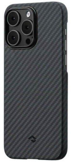 Чохол Pitaka iPhone 14 Pro (Пітака Айфон 14 Про) MagEZ Case 3 Twill 1500D Black/Grey 1023568 фото