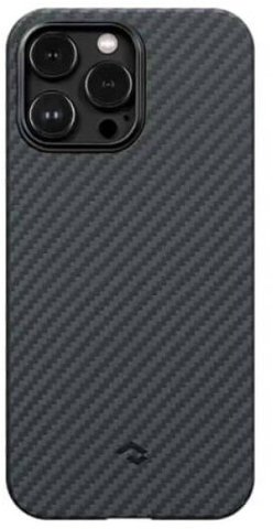 Чохол Pitaka iPhone 14 Pro (Пітака Айфон 14 Про) MagEZ Case 3 Twill 1500D Black/Grey 1023568 фото