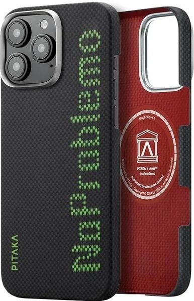 Чохол Pitaka для iPhone 16 Pro Aries Tactile Woven Case No Problemo 1376859 фото