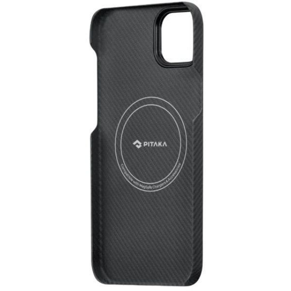 Чохол Pitaka для iPhone 14 MagEZ Case 3 Twill 600D Black/Grey
