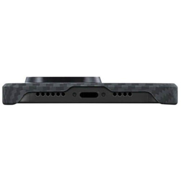 Чохол Pitaka для iPhone 14 Pro Max MagEZ Case 3 Twill 1500D Black/Grey