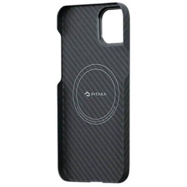 Чохол Pitaka для iPhone 14 Pro MagEZ Case 3 Twill 1500D Black/Grey