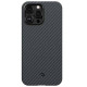 Чохол Pitaka для iPhone 14 Pro MagEZ Case 3 Twill 1500D Black/Grey