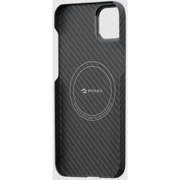 Чохол Pitaka для iPhone 14 Plus MagEZ Case 3 Twill 1500D Black/Grey