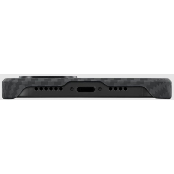 Чохол Pitaka для iPhone 14 MagEZ Case 3 Twill 1500D Black/Grey