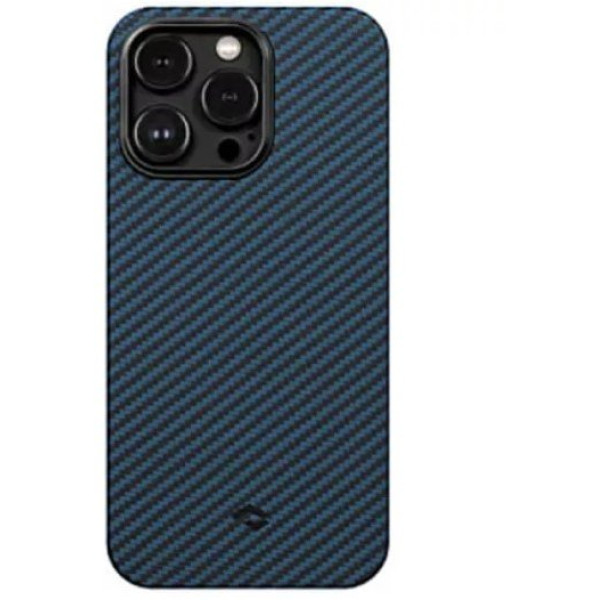 Чохол Pitaka для iPhone 14 Pro Max MagEZ Case 3 Twill 1500D Black/Blue