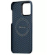 Чохол Pitaka для iPhone 14 Pro Max MagEZ Case 3 Twill 1500D Black/Blue