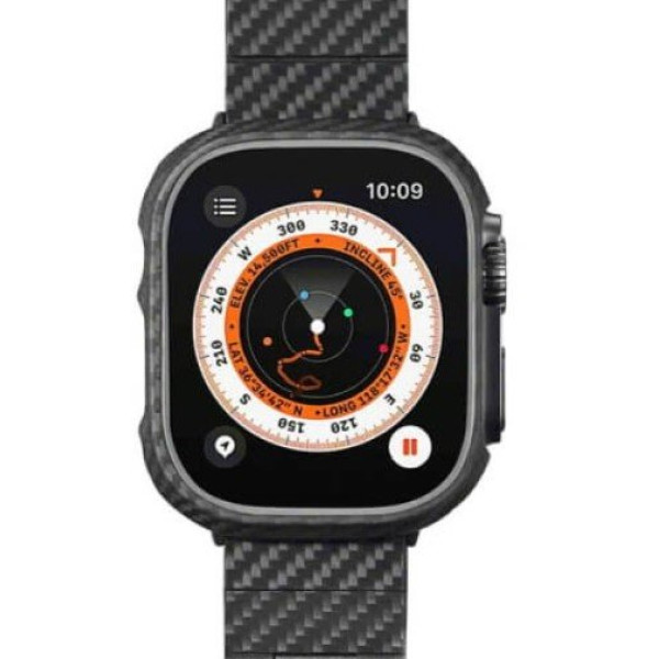 Аксесуар Pitaka для Apple Watch Ultra 49mm Air Case Black/Grey Аксесуар Pitaka для Apple Watch Ultra 49mm Air Case Black/Grey