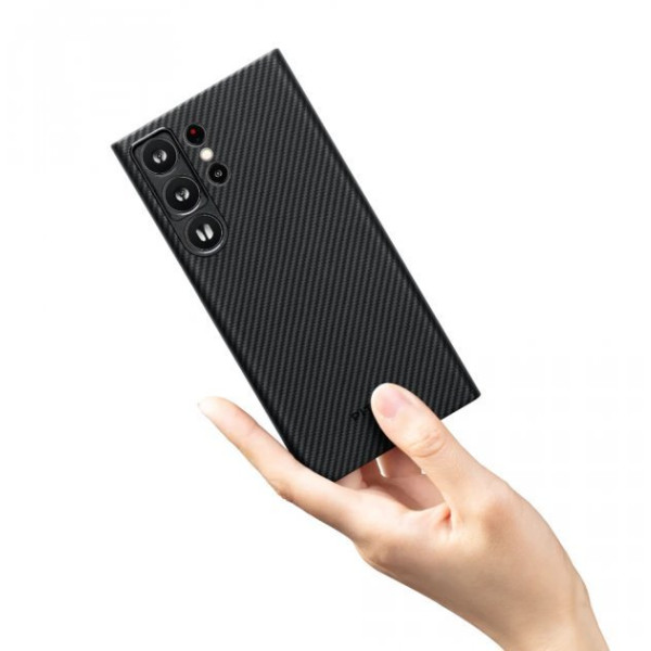 Чохол Pitaka для Samsung S918 Galaxy S23 Ultra MagEZ Case 3 Twill Black/Grey Чохол Pitaka для Samsung S918 Galaxy S23 Ultra MagEZ Case 3 Twill Black/Grey