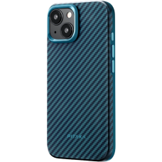 Чохол Pitaka для iPhone 15 Pro Max Magaz Case Pro 4 Twill 1500D Black/Blue