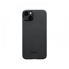 Чохол Pitaka для iPhone 15 MagEZ Case 4 Twill 600D Black/Grey