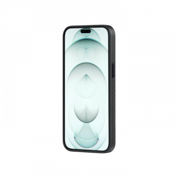 Чохол Pitaka для iPhone 15 MagEZ Case Pro 4 Twill 1500D Black/Grey Чохол Pitaka для iPhone 15 MagEZ Case Pro 4 Twill 1500D Black/Grey