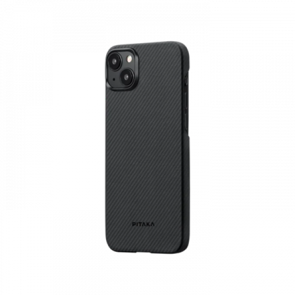 Чохол Pitaka для iPhone 15 Plus MagEZ Case 4 Twill 1500D Black/Grey Чохол Pitaka для iPhone 15 Plus MagEZ Case 4 Twill 1500D Black/Grey