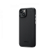 Чохол Pitaka для iPhone 15 Plus MagEZ Case Pro 4 Twill 1500D Black/Grey Чохол Pitaka для iPhone 15 Plus MagEZ Case Pro 4 Twill 1500D Black/Grey