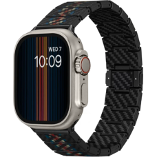 Аксесуар Pitaka для Apple Watch 42/44/45/49mm Carbon Fiber Watch Band Rhapsody