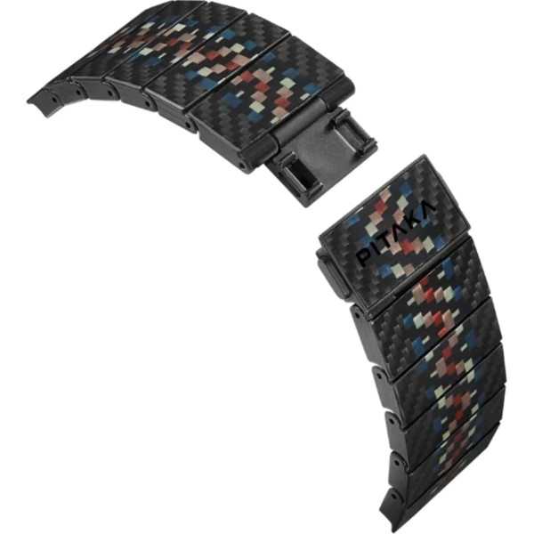 Аксесуар Pitaka для Apple Watch 42/44/45/49mm Carbon Fiber Watch Band Rhapsody Аксесуар Pitaka для Apple Watch 42/44/45/49mm Carbon Fiber Watch Band Rhapsody