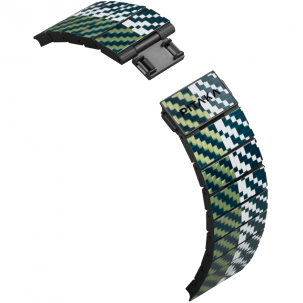 Аксесуар Pitaka для Apple Watch 42/44/45/49mm Chroma Carbon Band Poetry of Things Wind Аксесуар Pitaka для Apple Watch 42/44/45/49mm Chroma Carbon Band Poetry of Things Wind
