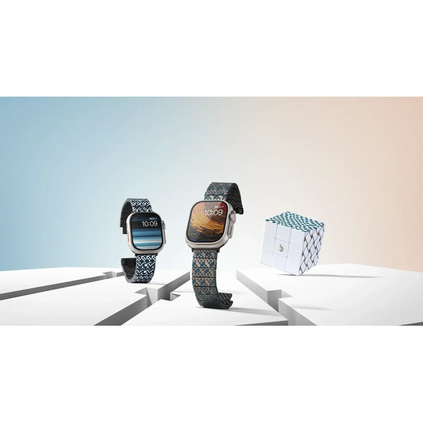 Аксесуар Pitaka для Apple Watch 42/44/45/49mm Chroma Carbon Band Poetry of Things Moon Аксесуар Pitaka для Apple Watch 42/44/45/49mm Chroma Carbon Band Poetry of Things Moon