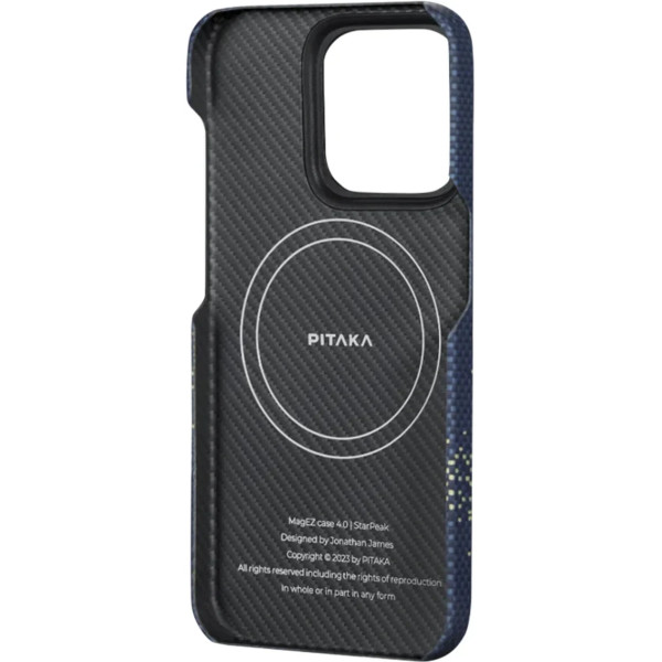 Чохол Pitaka для iPhone 15 Pro Max MagEZ Case 4 StarPeak Milky Way Galaxy Чохол Pitaka для iPhone 15 Pro Max MagEZ Case 4 StarPeak Milky Way Galaxy