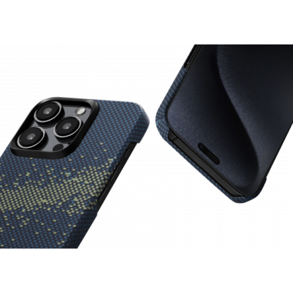 Чохол Pitaka для iPhone 15 Pro MagEZ Case 4 StarPeak Milky Way Galaxy Чохол Pitaka для iPhone 15 Pro MagEZ Case 4 StarPeak Milky Way Galaxy