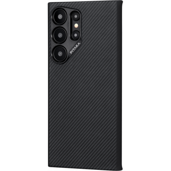 Чехол Pitaka для Samsung S928 Galaxy S24 Ultra MagEZ Case 4 Twill Black/Grey Чехол Pitaka для Samsung S928 Galaxy S24 Ultra MagEZ Case 4 Twill Black/Grey