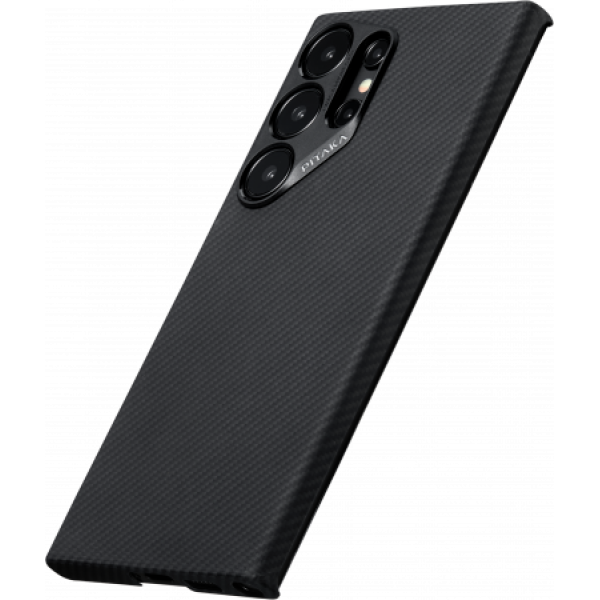 Чехол Pitaka для Samsung S928 Galaxy S24 Ultra MagEZ Case 4 Twill Black/Grey Чехол Pitaka для Samsung S928 Galaxy S24 Ultra MagEZ Case 4 Twill Black/Grey