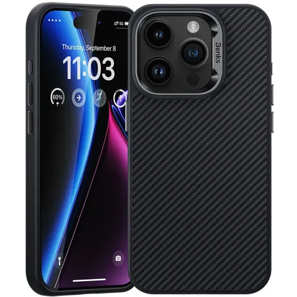 Чохол Benks MagClap ArmorPro Case Black for iPhone 15 Pro Max