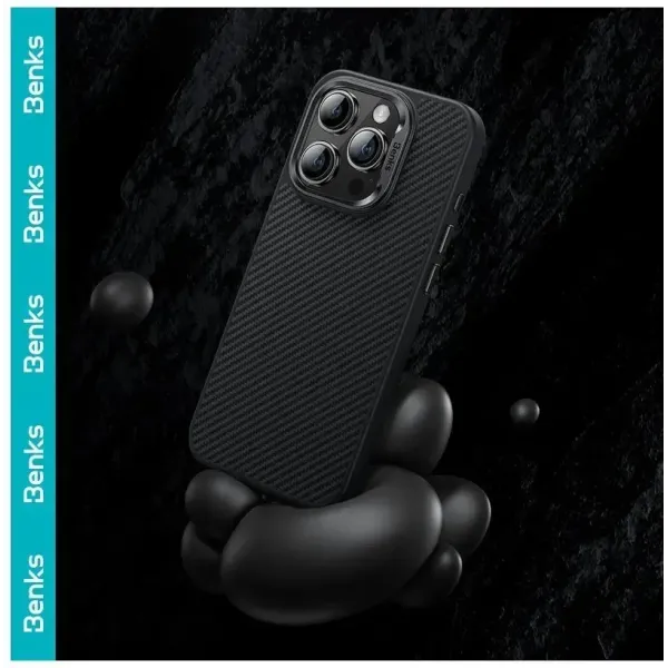 Чохол Benks MagClap ArmorPro Case Black for iPhone 15 Pro Max
