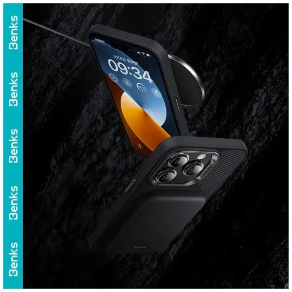 Чохол Benks MagClap ArmorPro Case Black for iPhone 15 Pro Max