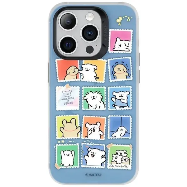 Чохол Benks Stamp Puppies MagSafe for iPhone 15 Pro