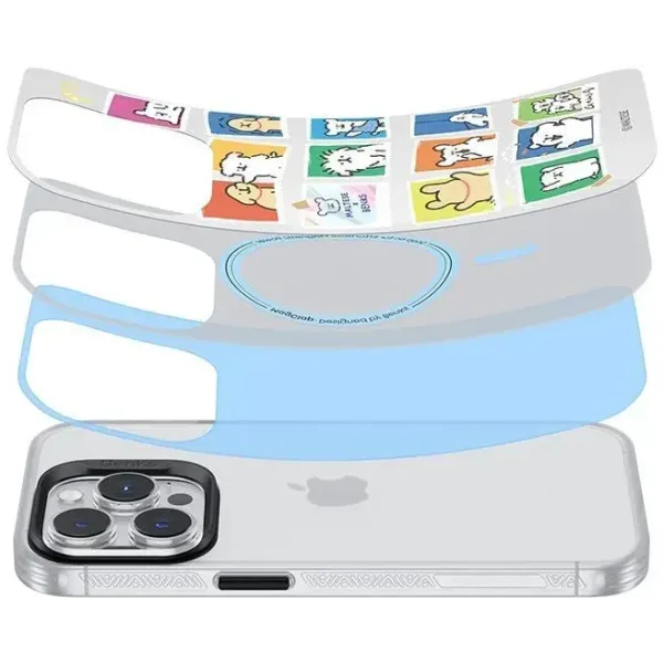 Чохол Benks Stamp Puppies MagSafe for iPhone 15 Pro