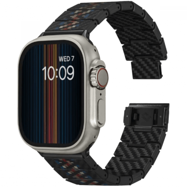 Аксесуар Pitaka для Apple Watch 49/45/44mm Carbon Fiber Watch Band Rhapsody Аксесуар Pitaka для Apple Watch 49/45/44mm Carbon Fiber Watch Band Rhapsody