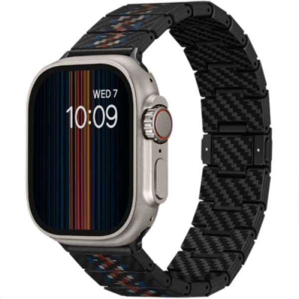 Аксесуар Pitaka для Apple Watch 49/45/44mm Carbon Fiber Watch Band Rhapsody Аксесуар Pitaka для Apple Watch 49/45/44mm Carbon Fiber Watch Band Rhapsody