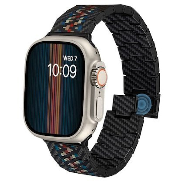 Аксесуар Pitaka для Apple Watch 49/45/44mm Carbon Fiber Watch Band Rhapsody Аксесуар Pitaka для Apple Watch 49/45/44mm Carbon Fiber Watch Band Rhapsody