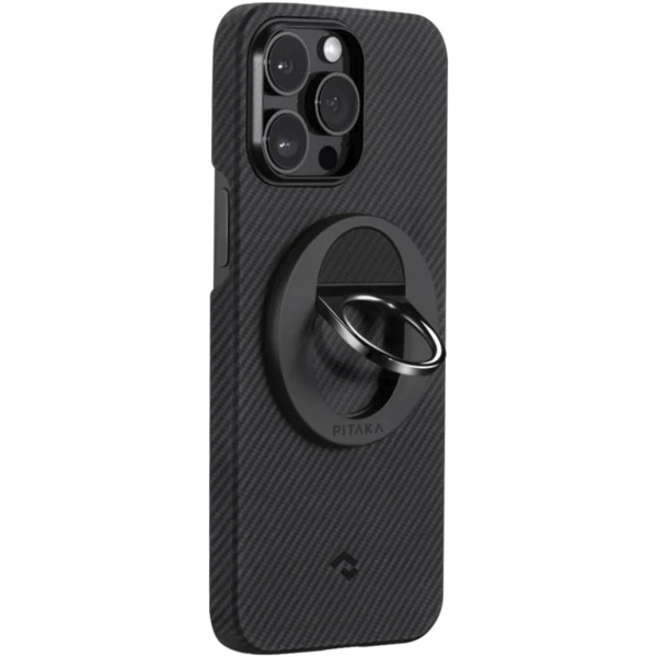Тримач Кільце Pitaka MagEZ Grip 2 Twill 600D Black/Grey Тримач Кільце Pitaka MagEZ Grip 2 Twill 600D Black/Grey
