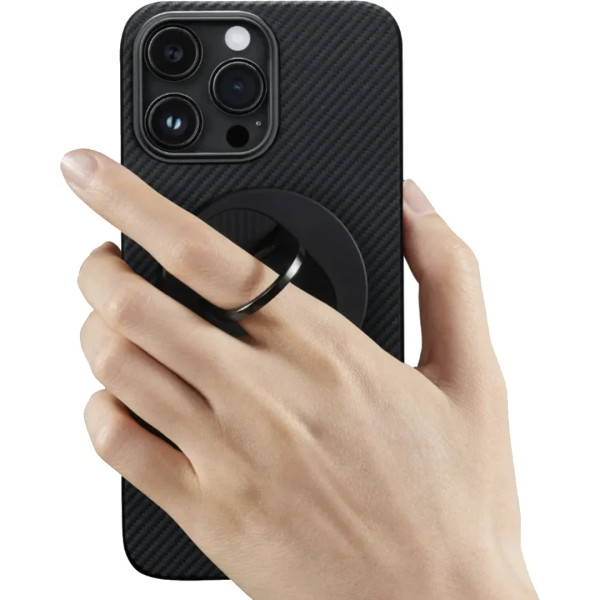 Тримач Кільце Pitaka MagEZ Grip 2 Twill 600D Black/Grey Тримач Кільце Pitaka MagEZ Grip 2 Twill 600D Black/Grey