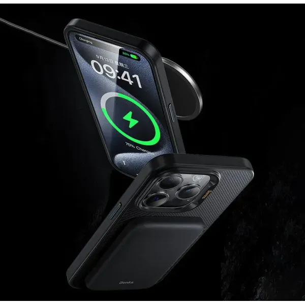 Чохол Benks MagClap ArmorPro Case Montage Black for iPhone 15 Pro Max