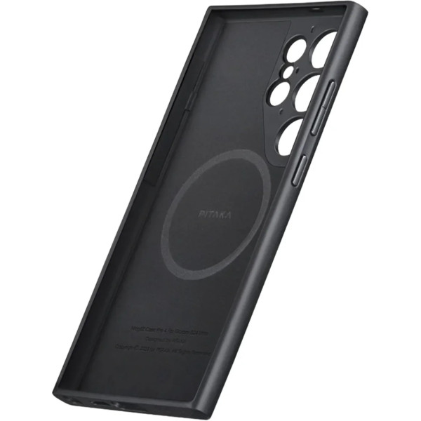 Чохол Pitaka для Samsung Galaxy S24 Ultra MagEZ Case Pro 4 Twill Black/Grey Чохол Pitaka для Samsung Galaxy S24 Ultra MagEZ Case Pro 4 Twill Black/Grey