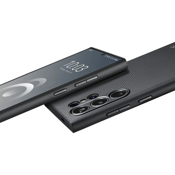 Чохол Pitaka для Samsung Galaxy S24 Ultra MagEZ Case Pro 4 Twill Black/Grey Чохол Pitaka для Samsung Galaxy S24 Ultra MagEZ Case Pro 4 Twill Black/Grey