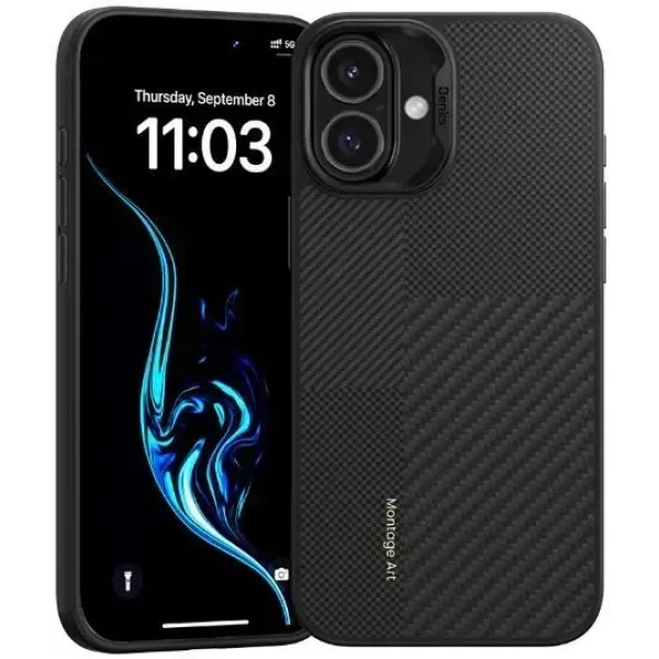 Чохол Benks MagClap ArmorPro Case Montage Black for iPhone 16