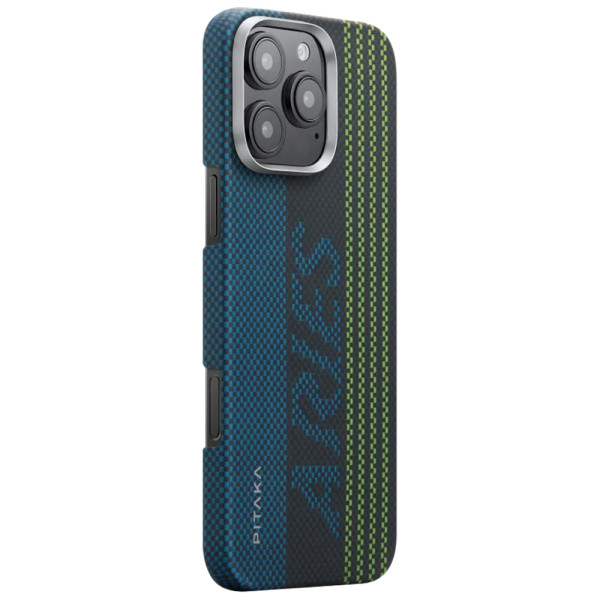 Чехол Pitaka для iPhone 16 Pro Aries Tactile Woven Case Credit Card Чехол Pitaka для iPhone 16 Pro Aries Tactile Woven Case Credit Card