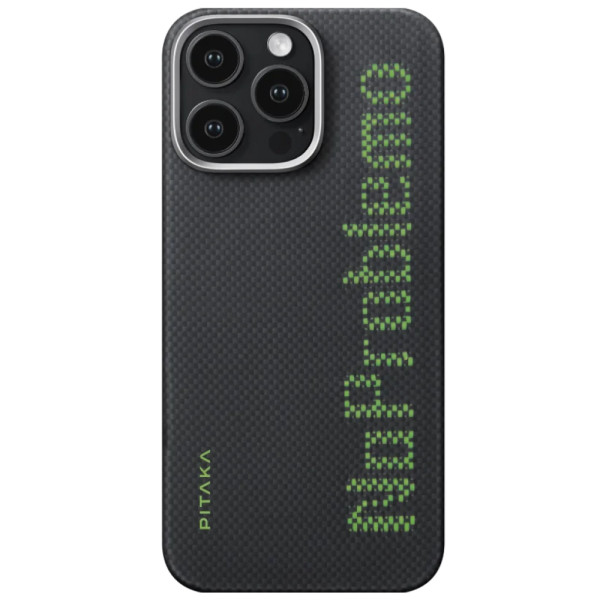 Чохол Pitaka для iPhone 16 Pro Aries Tactile Woven Case No Problemo Чохол Pitaka для iPhone 16 Pro Aries Tactile Woven Case No Problemo